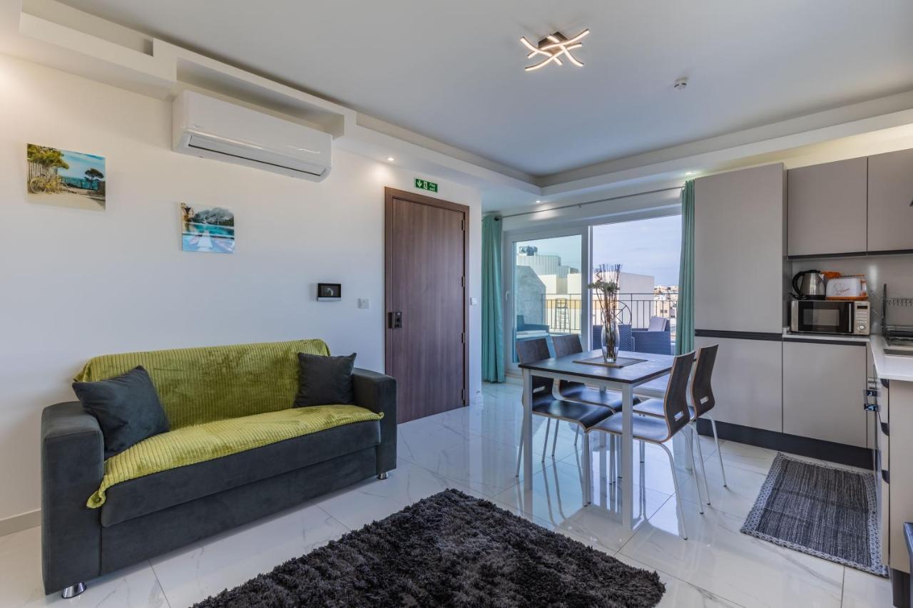 Terrace View- A Charming Two Bedrooms Penthouse Ac-Wifi Msida Exterior foto