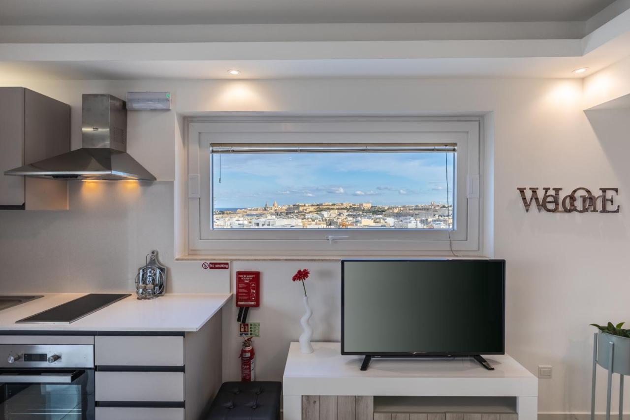 Terrace View- A Charming Two Bedrooms Penthouse Ac-Wifi Msida Exterior foto