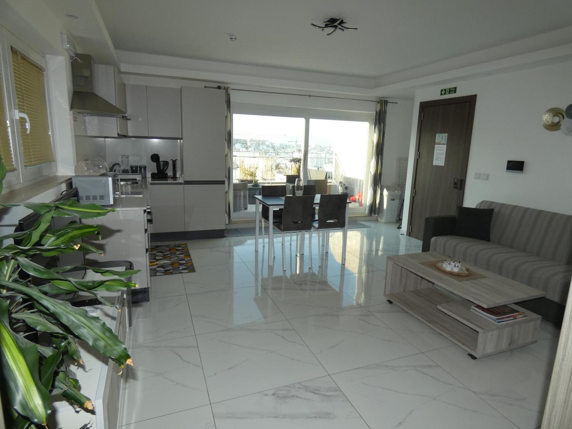 Terrace View - A Stylish Two Bedrooms Penthouse Ac-Wifi Msida Exterior foto